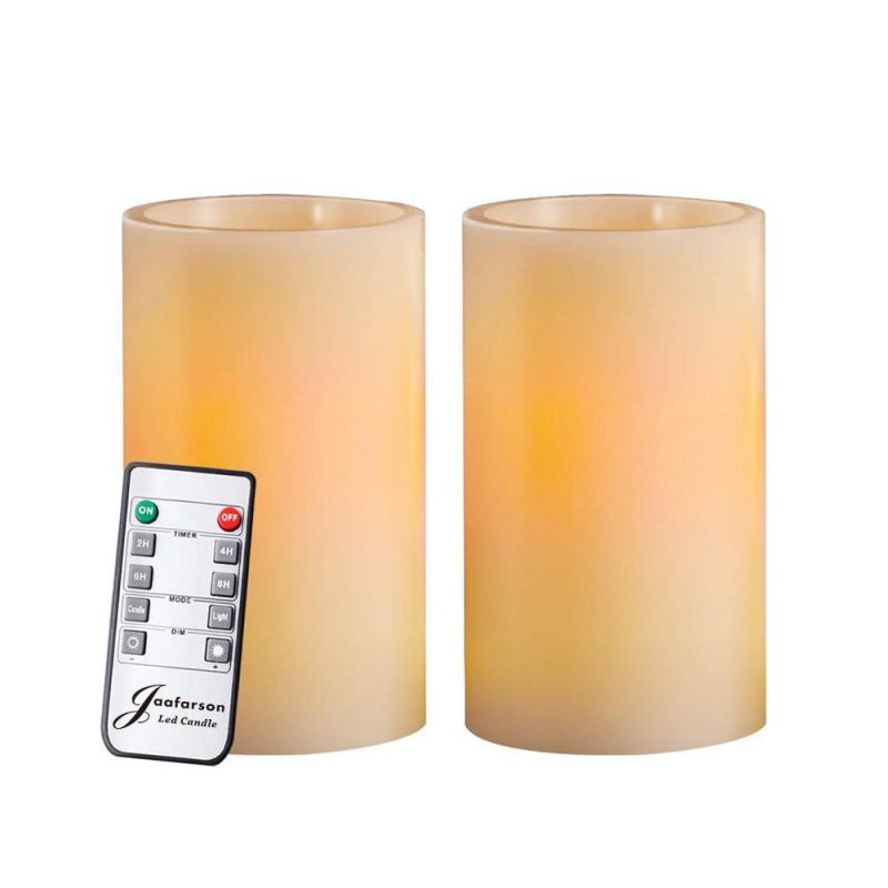 LED Candle with Moving Flame and 10 Keys Remote Control Candle LED