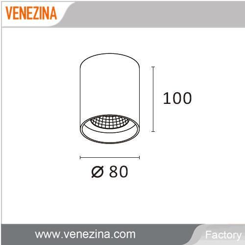 2020 New Designer Cylinder LED Ceiling Surface Mounted Downlight