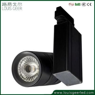 China Manufacture 15W COB LED Light Lamp Zoomable Triac 0-10V Dali Dimmable LED Track Light Trackspotlight LED Trackspots