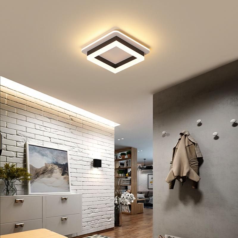 2022 Modern Aluminum Acrylic LED Home Villa Decoration Lighting Indoor Outdoor Corridor Ceiling Lamp