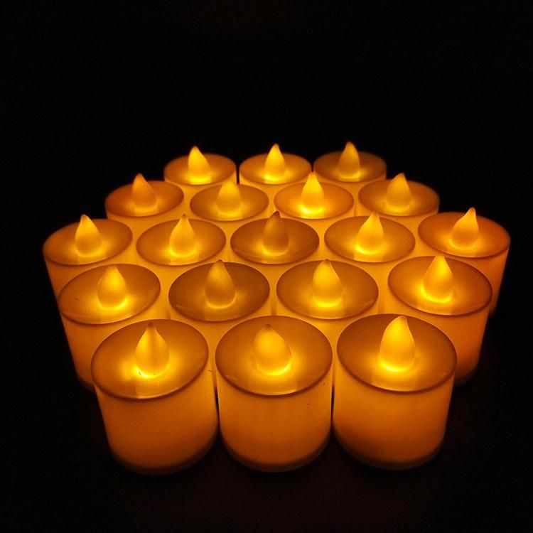 Wedding Decoration Plastic Electronic Flameless LED Candle