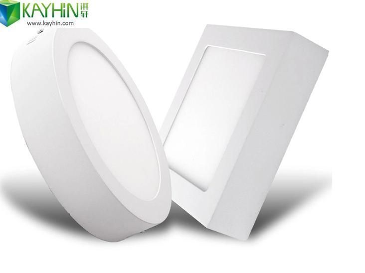 2022 Factory Wholesale Energy Saving 6W 12W 18W 24W Surface Round LED Panellight Aluminum 300mm LED Panel Light
