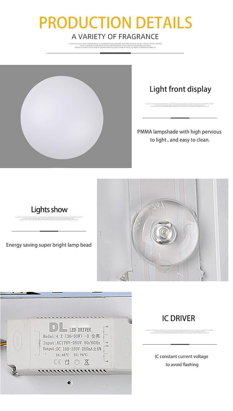 CE CCC Smart Wifiround Aluminumwood Hallwayled Ceiling Profile Surgical Ceiling Light