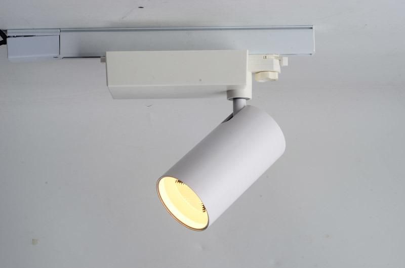 30W Integrated COB Rail Spotlight Dimmable LED Track Light
