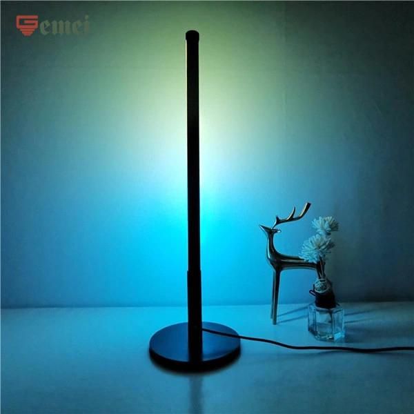 Simple Style Round Bottom Table Lamp for Study Tube LED Aluminium Desk Lamp 7W