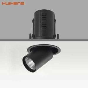 Commercial Retractable 35W 3500lm Ce LED COB Ceiling Spot Downlight