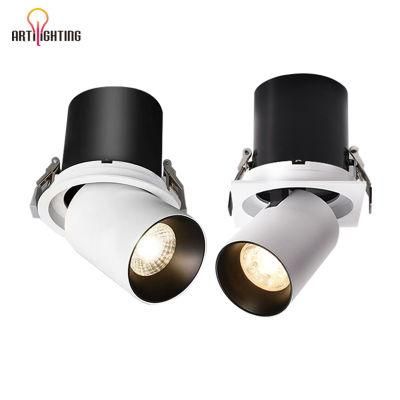 Adjustable LED Spotlight Recessed COB LED Ceiling Downlight 3 Years Warranty