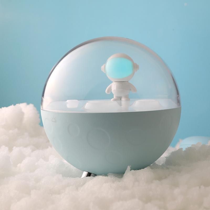 LED Colorful Changing Adjustable Lightness and Music Breathing Light USB Charging Guardian Moon Baby Night Light for Bedroom