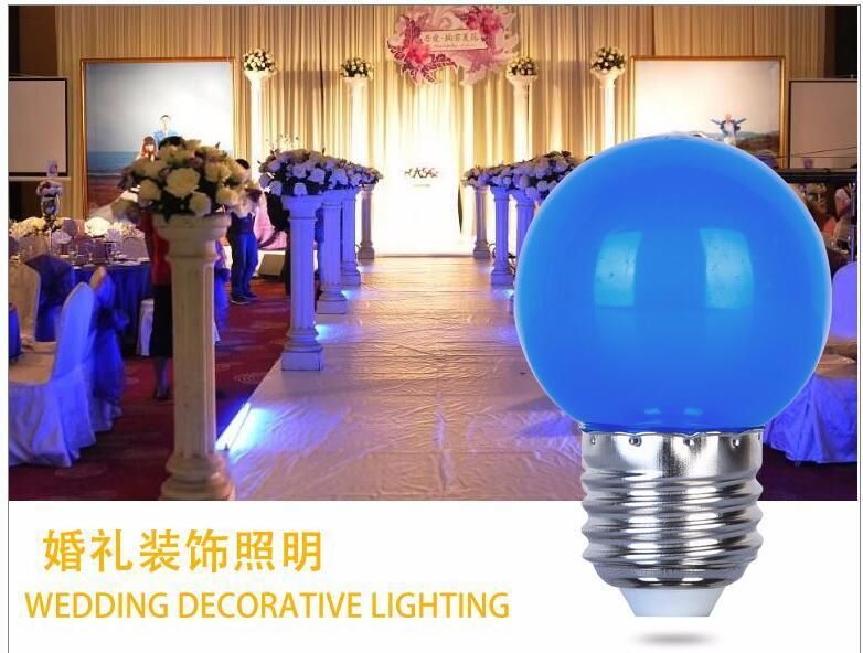 Colorful Decoration LED Bulb 1W Festival Lighting LED Lamp