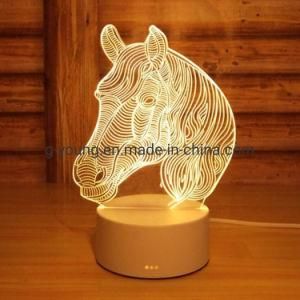 LED Night Light Desk Lamp 7 Colors 3D Illusion Lamp