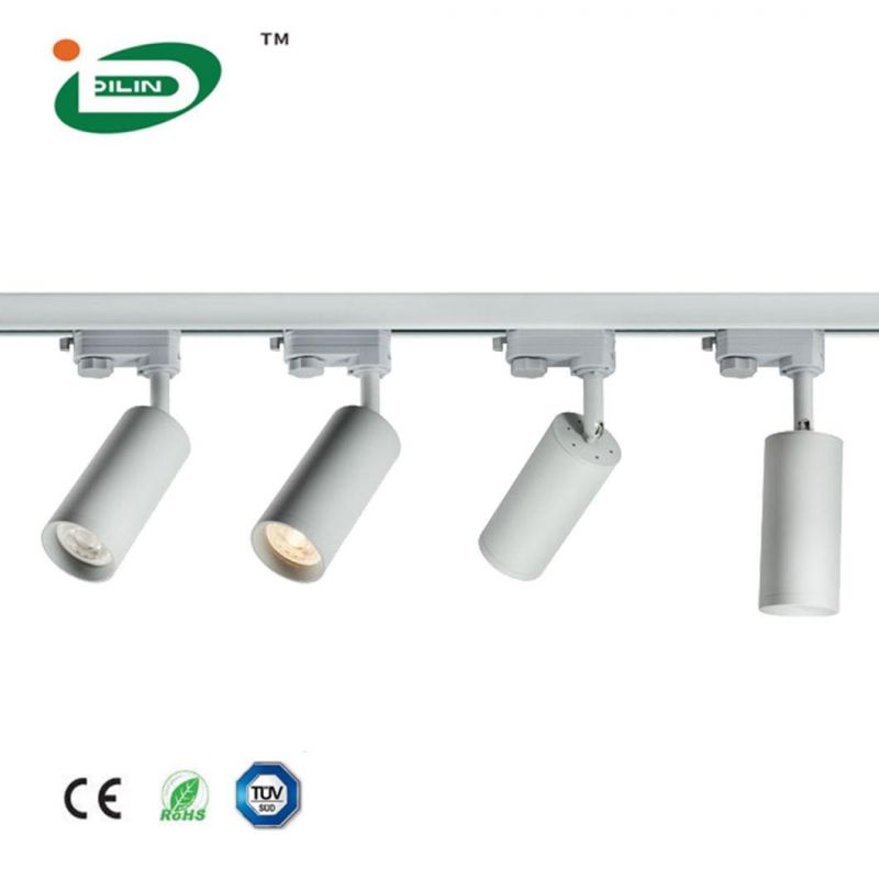 2020 Hot Sales Aluminum IP20 LED Track Lights Fixture GU10 Spot Light Housing 3 Phase Interior Light