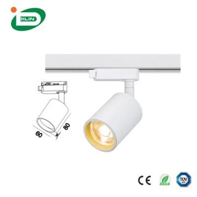 Modern 8W Ceiling LED Spot Lights Aluminum Cylinder 8W Track Lights Luminaire for Interior Decoration