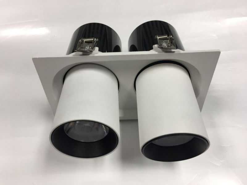 Popular Commercial Lighting 24W Double Bulb Tracklight for Shop IP20