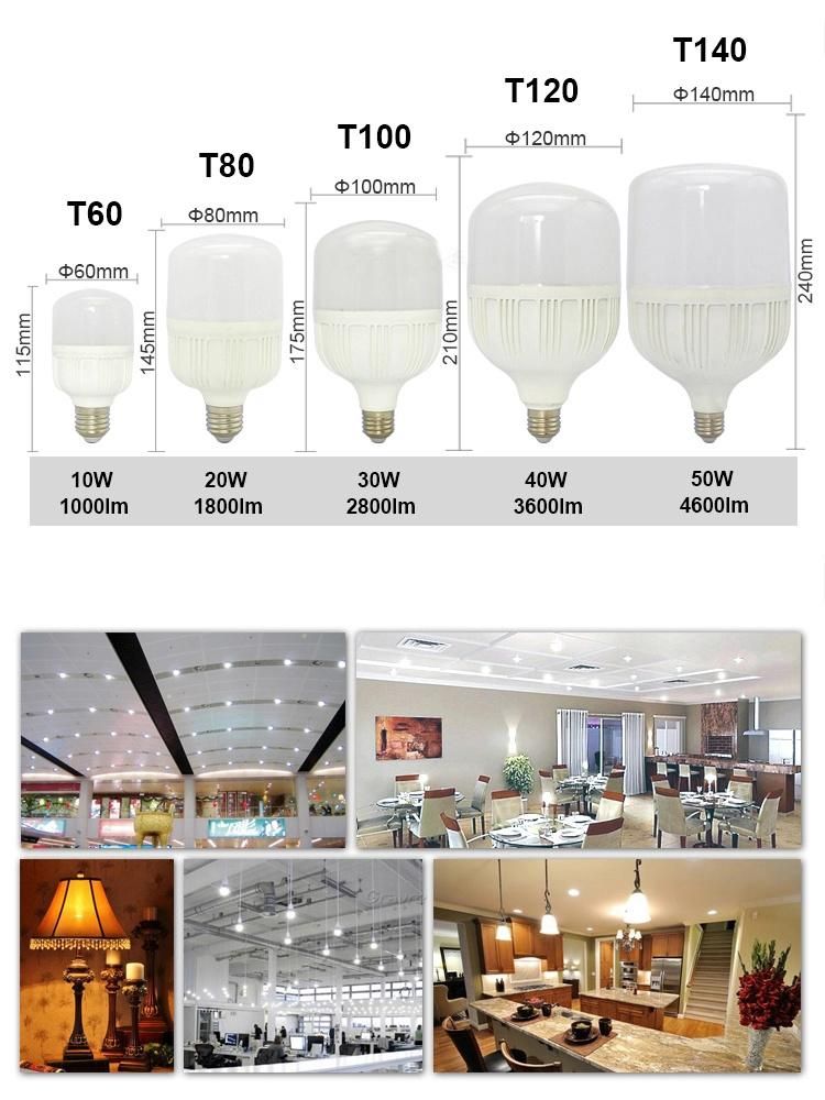 E27 85-265V 5W 7W 12W LED Bulb Raw Material with Ce SAA UL RoHS