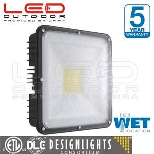 Aluminum IP65 40W-75W LED Indoor Canopy/Ceiling Light