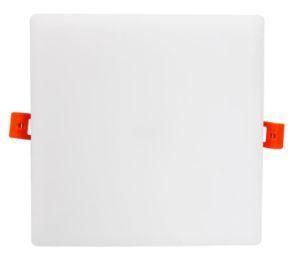 High Lumen Decorative Square Recessed Slim Panel 15W Ceiling Frameless LED SMD Panel Light