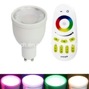 RGBW WiFi Remote Control 4W GU10 Lamp Base Smart Home LED Bulb