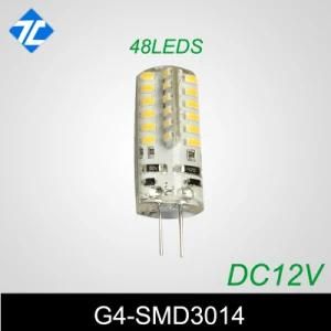SMD3014 48LEDs 2.5W 240lm DC12V Silicon LED G4 LED Lighting