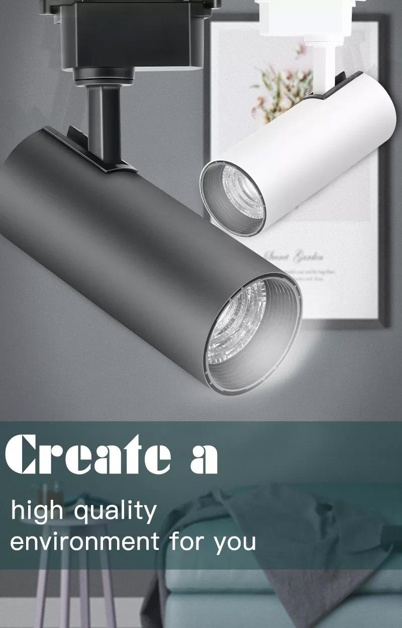 2022 Hot Sale Focus COB LED Track Light 30W Lamp Spot LED Ceiling Light LED Spot Linear Track Lights
