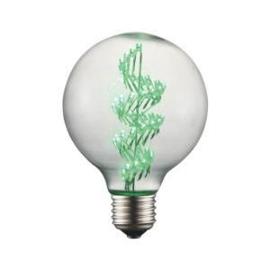 Custom Edison 3W Spiral Green Lighting LED Bulb Light