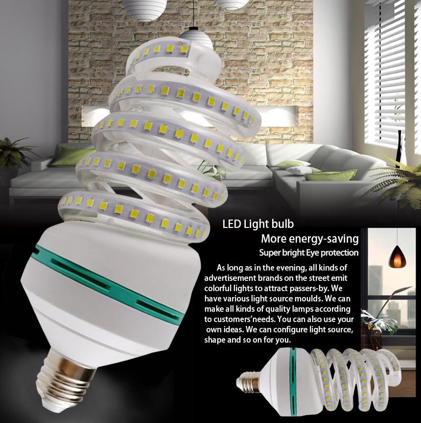 40W B22 E27 LED Full Spiral Type LED Energy Saving Lamp