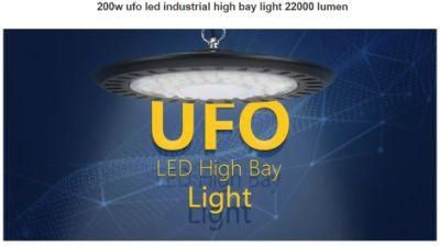 Surface Mount Hanging 100-200W UFO LED Industrial High Bay Light 3000-6000K SMD5050 Beam Angle 120&deg;