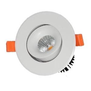 Rotable 7W Recessed COB LED Downlight with 4 Years Warranty