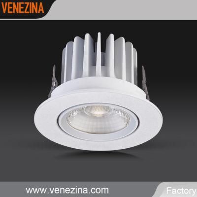 Adjustable 6W 10W Dimmable COB LED Recessed Spotlight