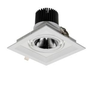 10W 15W 20W Recessed Ceiling LED Grille Spot Light, Hotel Lighting