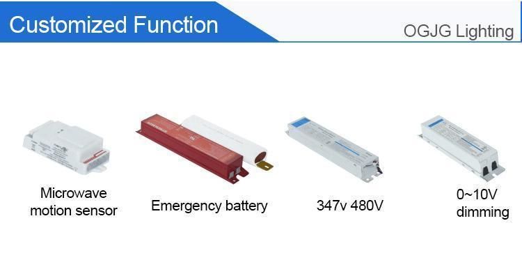 Ogjg Office Aluminum Industrial up and Down LED Tube Light