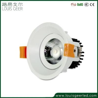 New Design White Retrofit Movable Rotate Aluminium LED Spotlight Housing Fixture