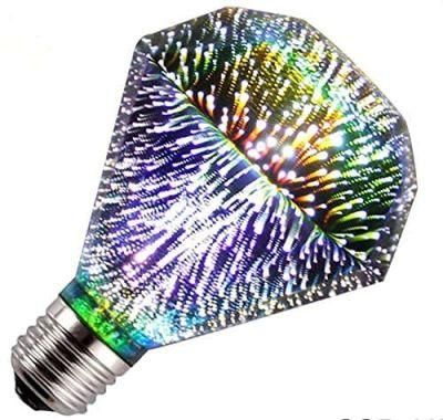 95 Diamond Multicolor Infinity 3D Fireworks Effect LED Light Bulb