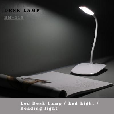 Reading Lamp USB Touch Switch LED Flexible Desk Table Lamp