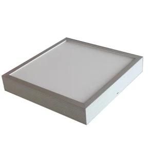 48W LED Square Panel Recessed Ceiling Light, Surface Mounted Downlight Lamp, Install Directly with Transformer, Warm White 3840lm