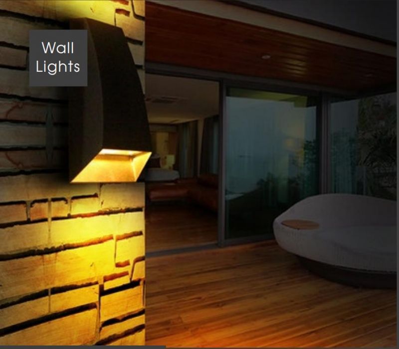 Fashion Modern Brass and Black LED Wall Lamp Light