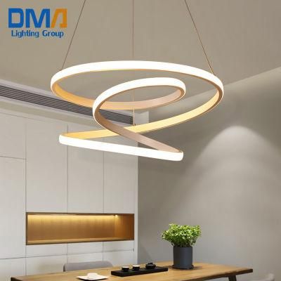 2022 New Modern Remote Control Lights Lamp LED Pendant Chandelier for Dining Room