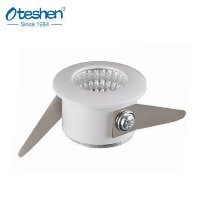 Energy Saving LED Cabinet Light Recessed Mini LED Downlight 1W Under Cabinet Lighting