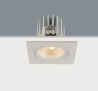 Square Shape IP44 Ce RoHS Approved Dimmable LED Recessed Downlight