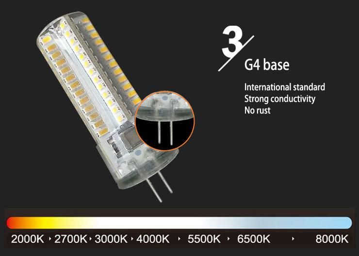 6000K SMD G4 LED 3.5W Cool White Bi Pin Bulb