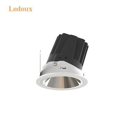 Indoor Lighting Fixture COB LED Spotlight 6W 10W 15W High CRI&gt;95 Adjustable Anti-Glare Dimmable Ceiling Recessed LED Downlight CE RoHS Approved