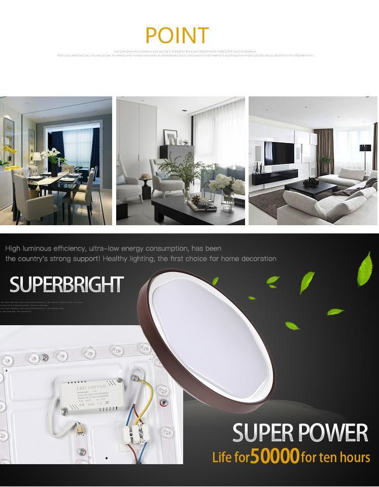 12W Round Glass Flower Module LED Ceiling Lamp