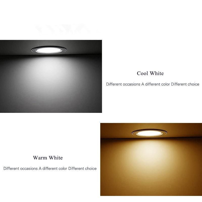 Dob 220-240V Aluminum and Acrylic Ceiling Light 3W 6W 9W 12W Downlight CREE LEDs