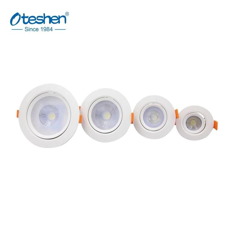 9W Adjustable Downlight Ceiling Recessed LED Spot Light for Indoor Lighting