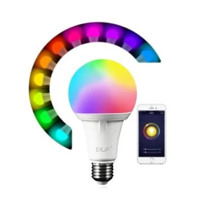 Amazon Smart Bulb Alexa Tuya Light Bulbs 7W 9W 12W 15W E26 E27 B22 WiFi RGB Colorful LED Bulb