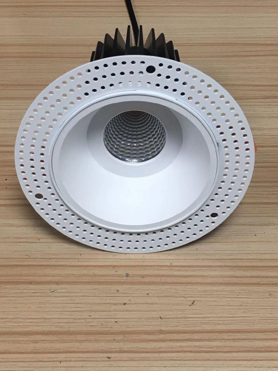 LED Downlight Mounting Ring Trimless Round Ring LED Downlight Fitting