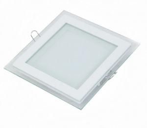 Glass Square LED Panel Lighting 6W 12W 16W Interior Lighting