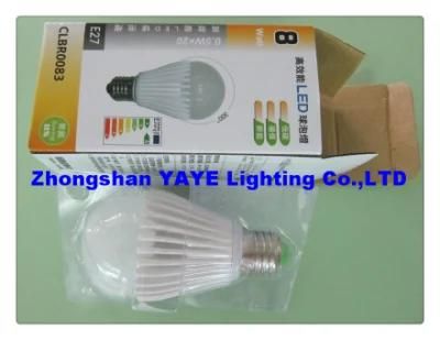 Yaye Hot Sell Warranty 2 Years E14/E27/GU10/B22 SMD5730 3W LED Bulb with USD2.08/PC (YAYE-GDLB3WA)