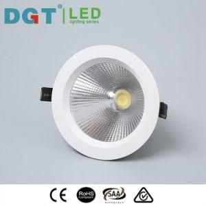 5inch 25W 80lm/W LED COB No Flicker Residential Downlight