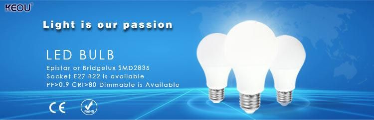 A60 7W 9W 12W E27 LED Bulb 6500k