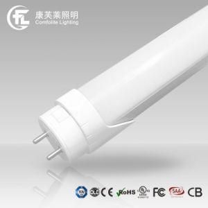 Factory Direct Sale Ultra Bright 130lm/W Economical Alu+PC T8 LED Tube with TUV/SAA/FCC/CB/UL